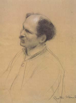 Gustav Klimt Half-Length Portrait with Three-Quarter View of an Older Man,from the Left (ceiling painting at the Burgtheater in Vienna) (mk20) Germany oil painting art
